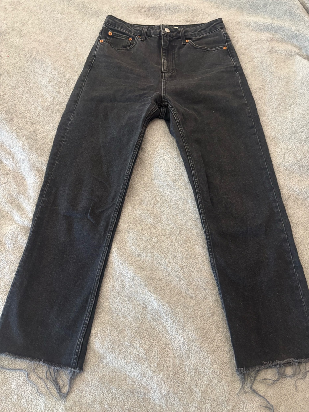 Topshop Straight Leg Jeans